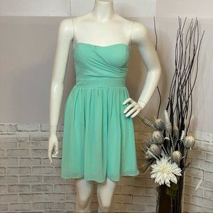 Guess Strapless Mint Mini Dress